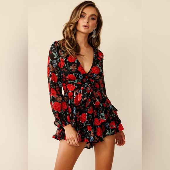 Selfie Leslie Other - Floral Romper